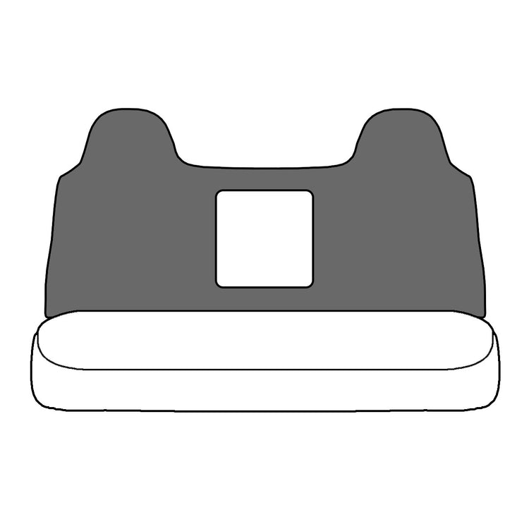 Front view of driver in Dillo Wolf Gray for Ford F250