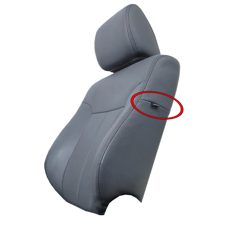 Close-up showing horizontal seam placement