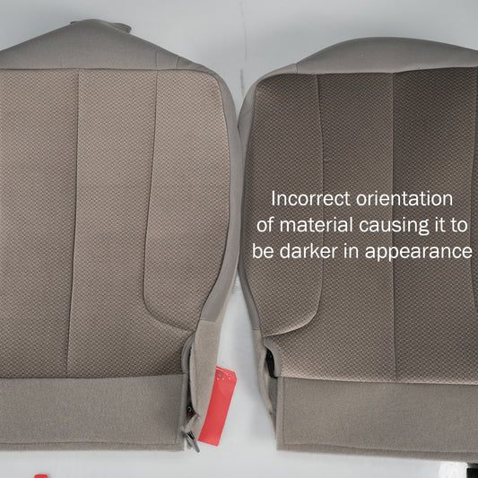 2002 - 2005 Dodge Ram 1500/2500/3500 - Regular Cab - Passenger Side Bottom Cover - OEM Cloth - Taupe - CLEARANCE - FINAL SALE