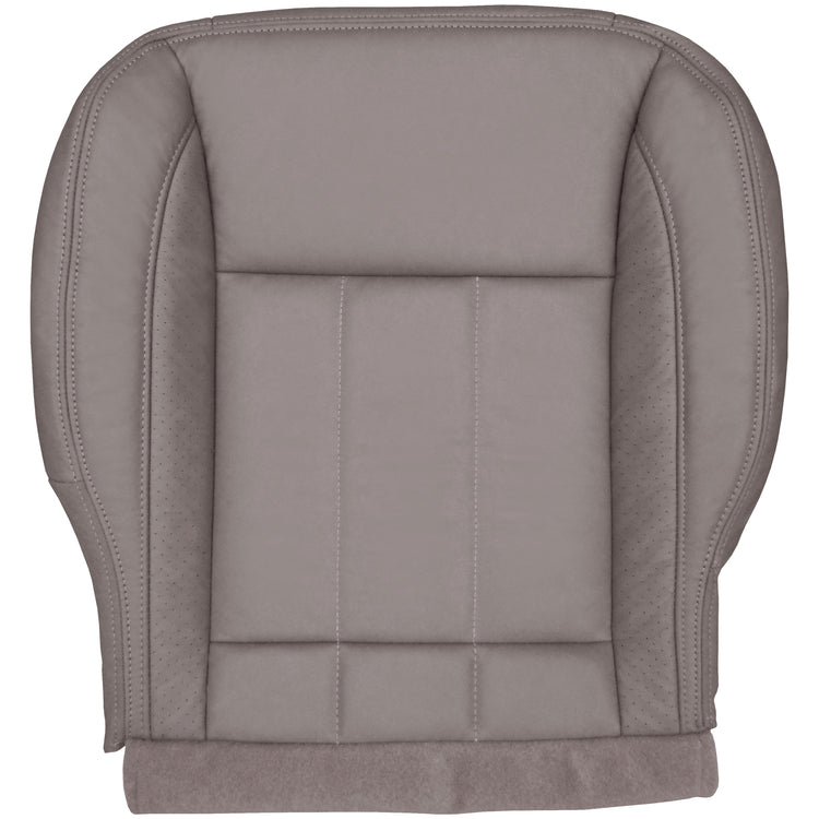 2006-2009 Dodge Ram 2500 Laramie Quad Cab Front Passenger Bottom Cover, Leather/Vinyl - Khaki with Perforation Strips, P2 (without Flap) - Trim Code/Color VLJ3