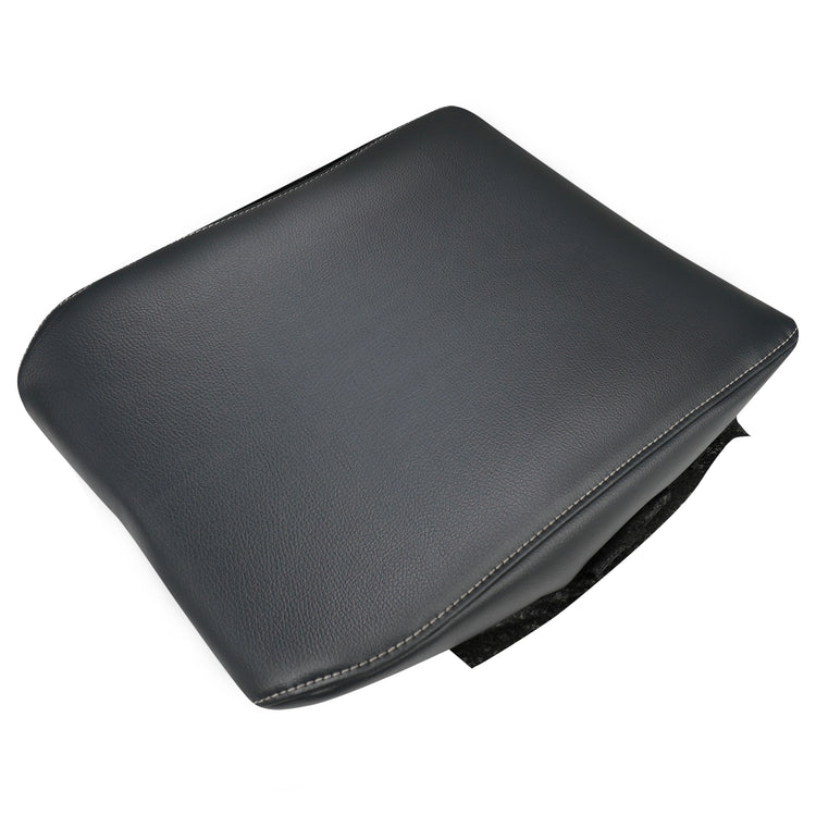 2009-2012 Dodge Ram 1500 Laramie Crew Cab, Front Row Center 20 Portion Console Lid Cover, Dark Slate All Vinyl