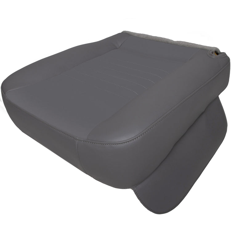 2006 Dodge Ram ST 1500 - Front Row Driver Side Bottom Cover - Medium Slate Gray - OEM Material - Vinyl - Pattern #1 with Flap - Trim Code/Color TXD5