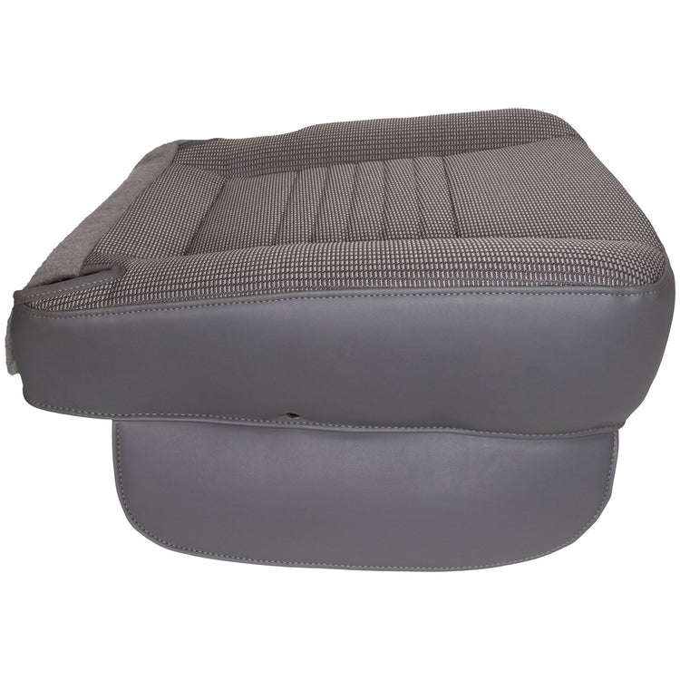 2006 Dodge Ram ST 2500 - Front Row Passenger Side Bottom Cover - Medium Slate Gray OEM Material Config Cloth - Pattern #1 with Flap - Trim Code/Color P9D5