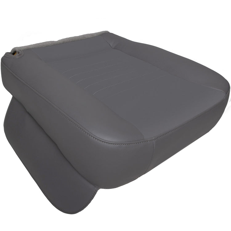 2006 Dodge Ram ST 1500 - Front Row Passenger Side Bottom Cover - Medium Slate Gray - OEM Material - Vinyl - Pattern #1 with Flap - Trim Code/Color TXD5