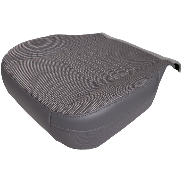 2006 - 2008 Dodge Ram SLT 2500 Quad Cab - Driver Side Bottom Replacement Cloth Seat Cover - Medium Slate Gray - Trim Code/Color P9D5
