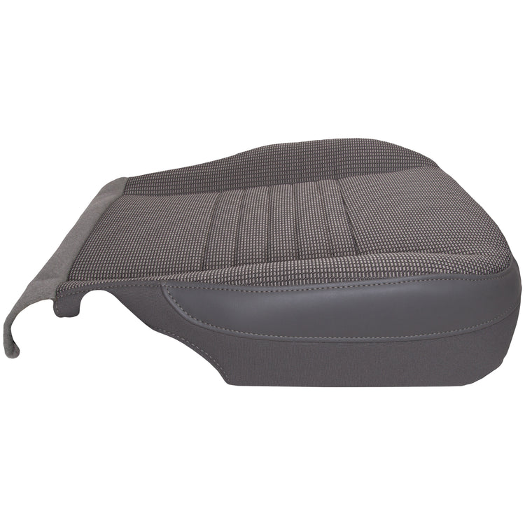 2006 - 2008 Dodge Ram SLT 2500 Regular Cab - Passenger Side Bottom Replacement Cloth Seat Cover - Medium Slate Gray - Trim Code/Color P9D5