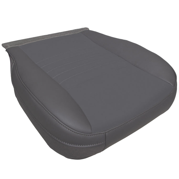 2006 Dodge Ram ST 1500 - Front Row Passenger Side Bottom Cover - Medium Slate Gray OEM Material Config Vinyl - Pattern #2 without Flap - Trim Code/Color TXD5