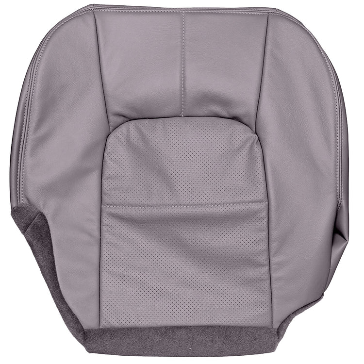 2002 Cadillac Escalade Passenger Bottom Cover with GM Small Perf - Medium Dark Pewter - Leather/Vinyl - P2