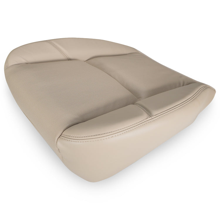 2007 - 2008 Cadillac Escalade Base - Driver Side Bottom Cover - Very Light Cashmere W/ Perforated Leather Inserts - Without A/C
