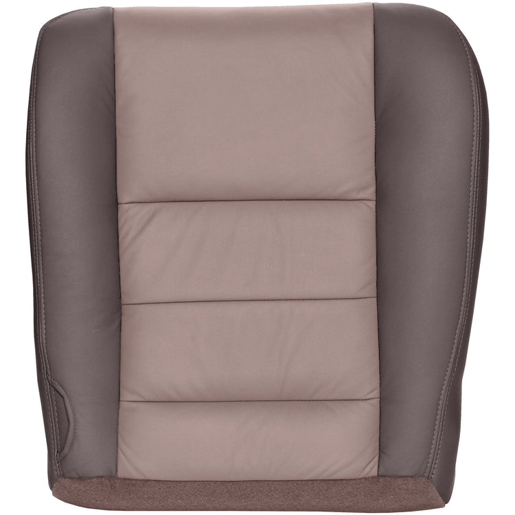 Front view of driver in Dark Parchment w/ Medium Parchment Insert for Ford Excursion