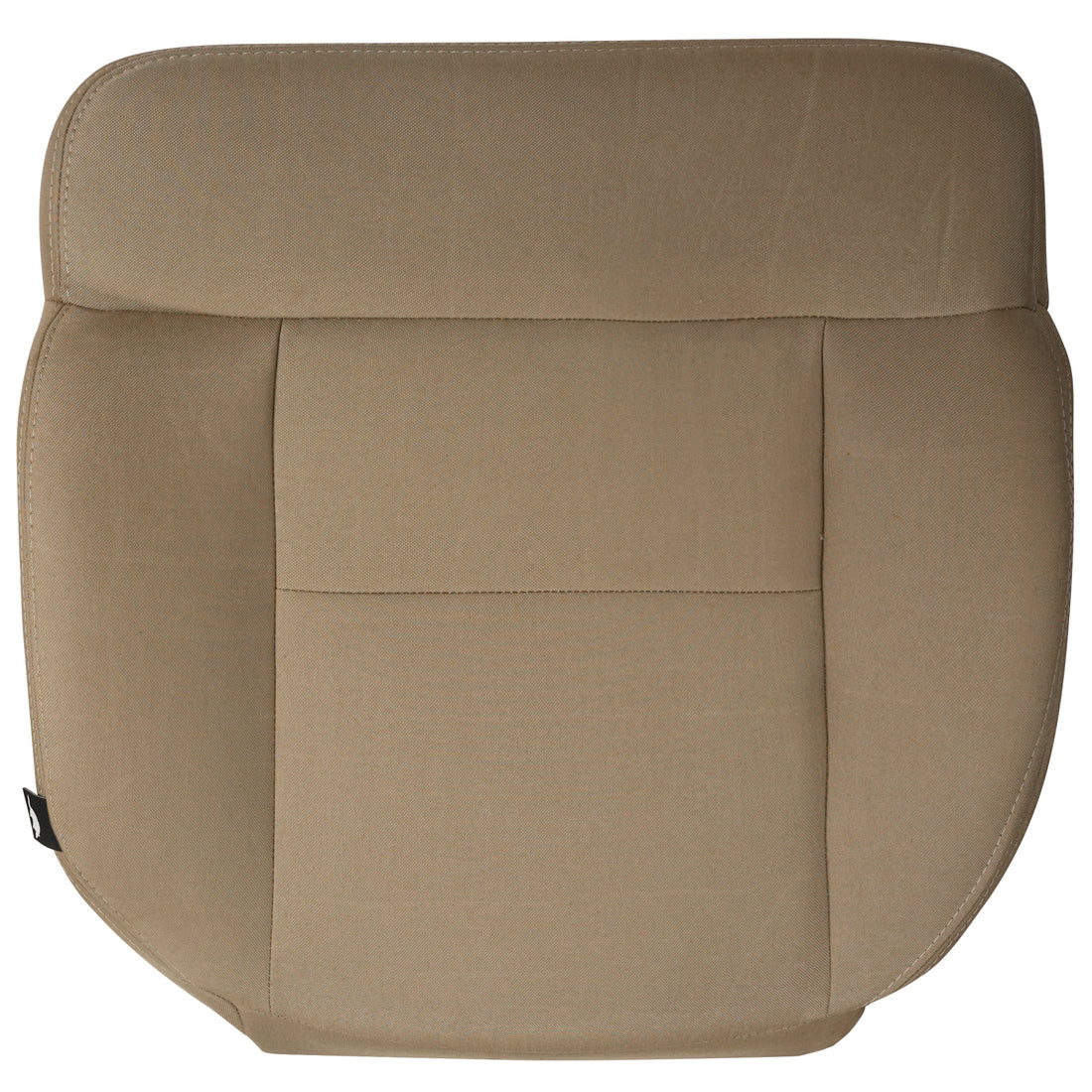 Front view of driver in Dillo Khaki for Ford F150