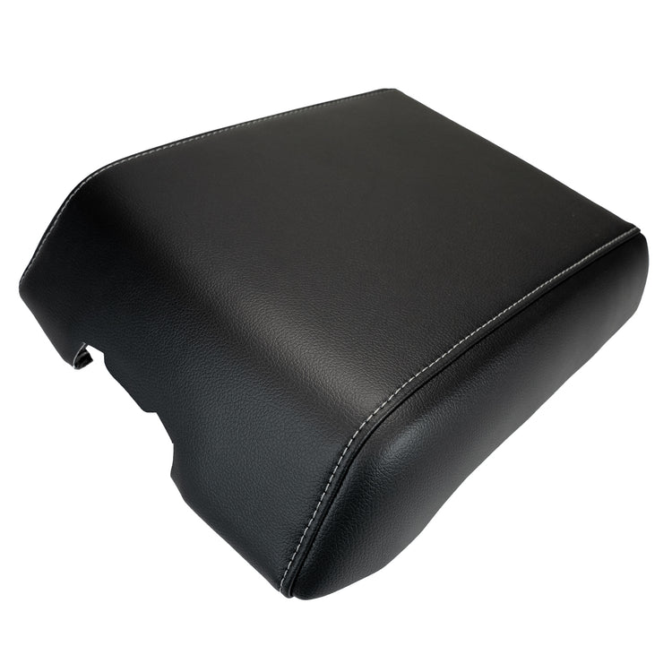 Left angle of console lid in Ebony for Ford F150