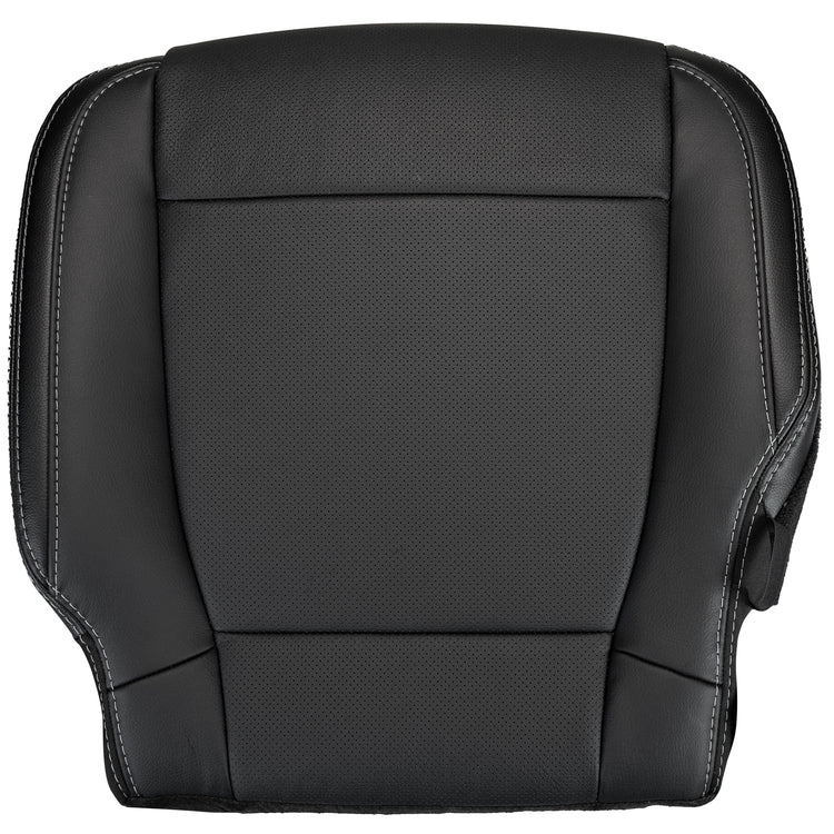 2017 - 2018 Ford F350 Lariat - Super Cab - Front Row Driver Side Bottom Cover - Ebony - OEM Config. Leather/Vinyl - For Lariat Edition WITHOUT Heated & Cooled Seats. Matches OEM Part # HC3Z-2662901-AA