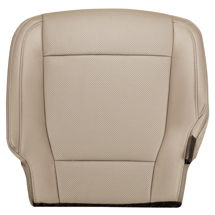 Front view of driver in Medium Light Camel for Ford F150