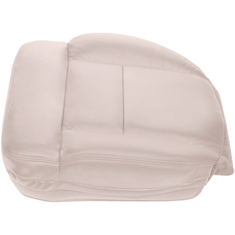 2004 Ford F150 Lariat Regular Cab - Driver Side Bottom Seat Cover - Bucket or 40/20/40 Seats - Light Parchment - All Vinyl - P7