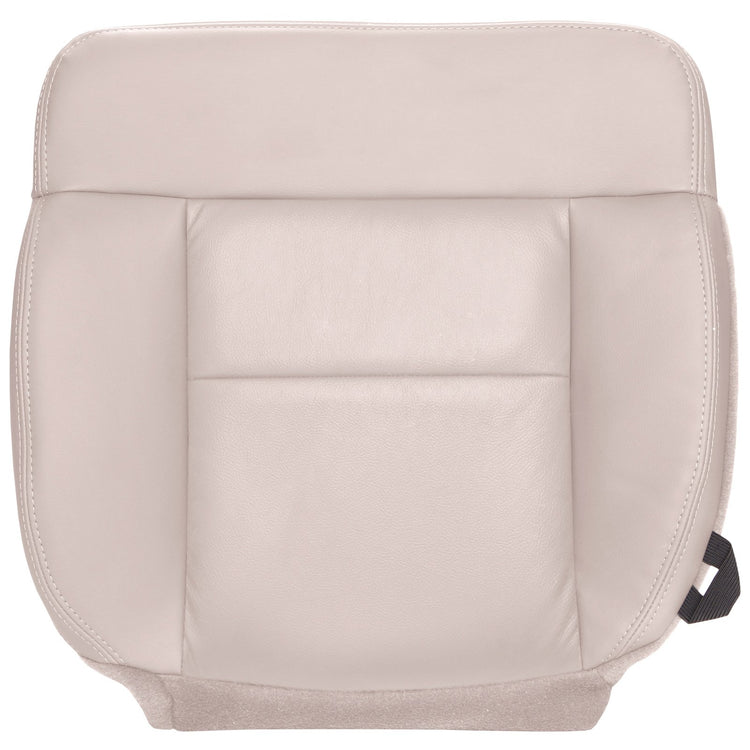 2004 Ford F150 Lariat Regular Cab - Driver Side Bottom Seat Cover - Bucket or 40/20/40 Seats - Light Parchment - All Vinyl - P7