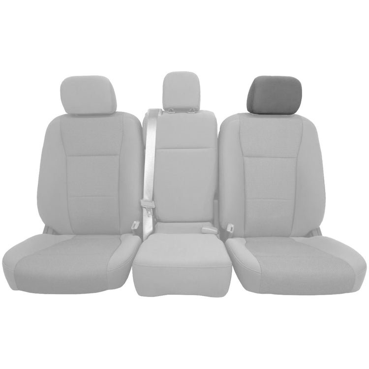 Front view of driver in Medium Earth Gray for Ford F150