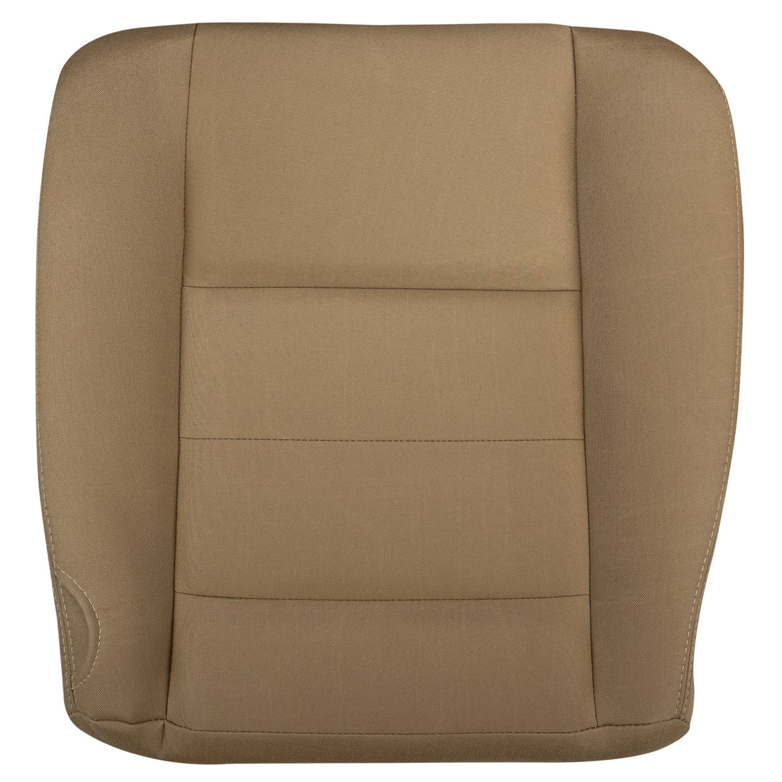 Front view of driver in Dillo Khaki for Ford F250