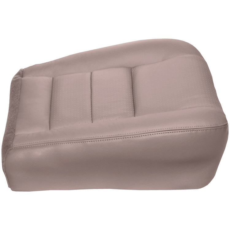 2002 - 2004 Ford F250 / F350 Lariat - Passenger Bottom Cover - Medium Parchment - OEM Leather/Vinyl - with Ford Euro Perf Center Inserts - CLEARANCE - FINAL SALE