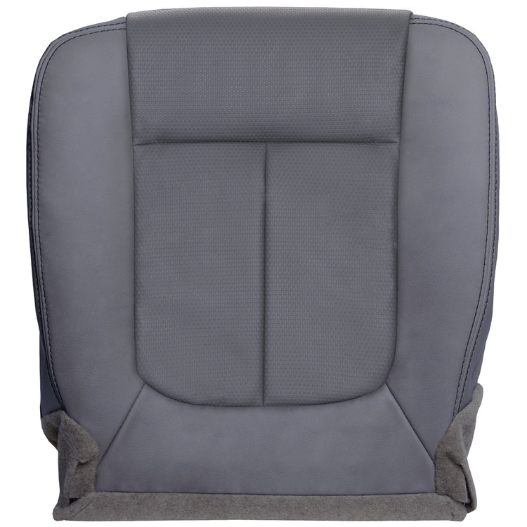 2011 - 2015 Ford F450 XL Regular Cab - Driver Side Bottom Cover - Steel Gray with Embossed "Structure" Pattern Center Inserts - All Vinyl