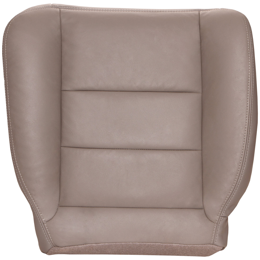 Front view of driver in Medium Pebble for Ford F250