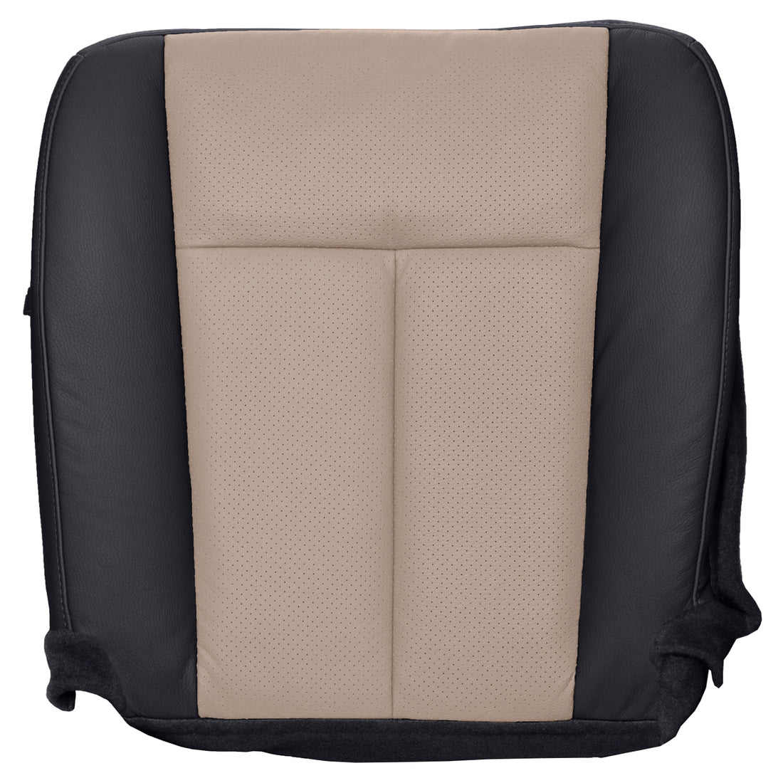 Front view of driver in Charcoal Black w/ Camel Insert for Ford Expedition