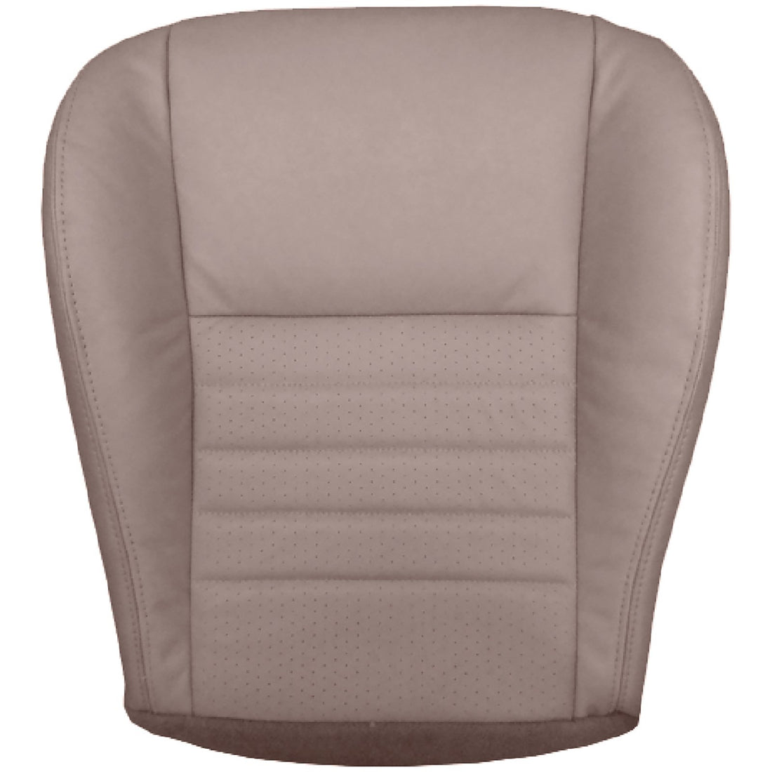 Front view of driver in Medium Parchment for Ford Mustang