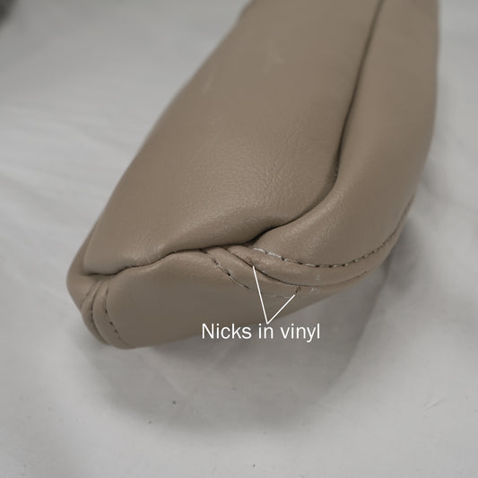 2000 - 2004 Ford F250 / F350 / Excursion Select Models - Driver or Passenger Side Armrest Cover - Medium Parchment - All Vinyl - CLEARANCE - FINAL SALE