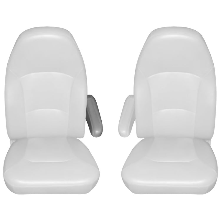 Front view of passenger in Medium Flint for Ford Econoline