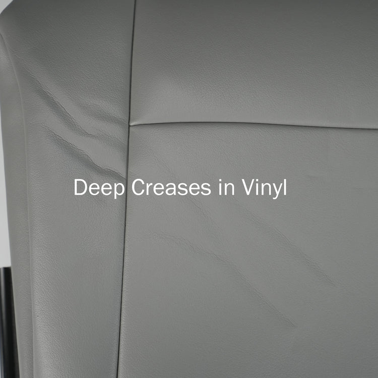 2009 - 2014 Ford Econoline E150 - Front Bucket Seat - Driver Side Bottom Cover - Medium Flint All Vinyl - CLEARANCE - FINAL SALE