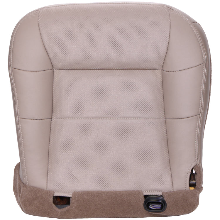 Front view of driver in Medium Parchment for Lincoln Navigator