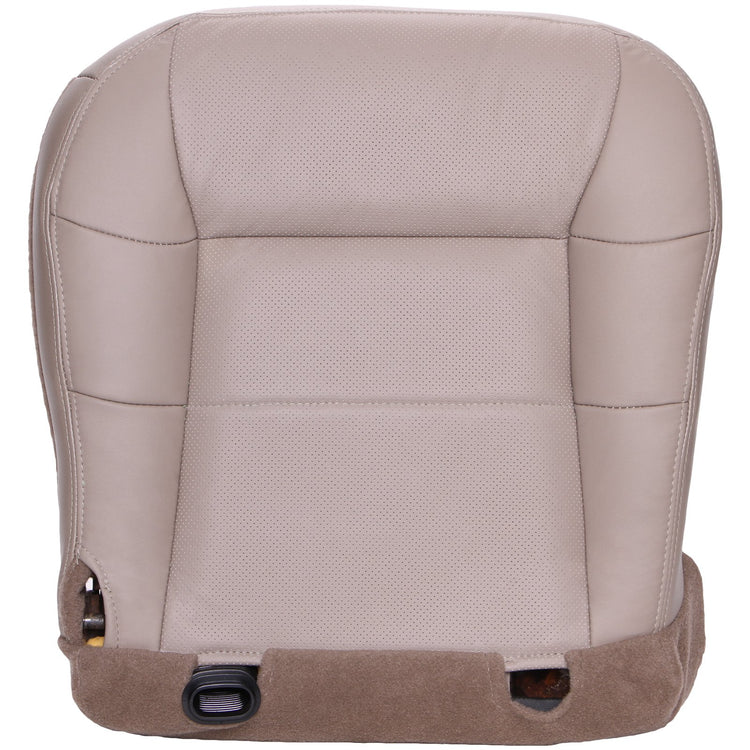 Front view of passenger in Medium Parchment for Lincoln Navigator
