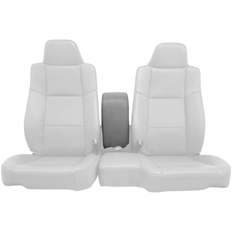 Front view of driver in Dillo Wolf Gray for Ford Ranger