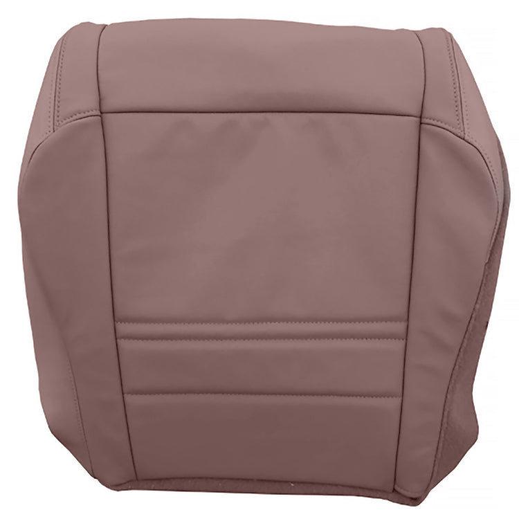 1999 - 2001 Ford Explorer XLT - Driver Side Bottom Seat Cover - Prairie Tan Leather/Vinyl