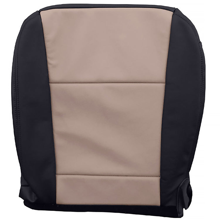 2008 - 2010 Ford Explorer Eddie Bauer - Driver Side Bottom Cover - Two Tone Charcoal Black with Camel - Leather/Vinyl