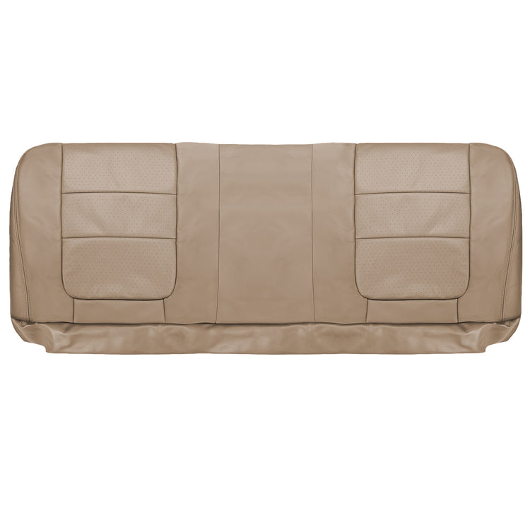 Front view of passenger in Medium Parchment for Ford F250