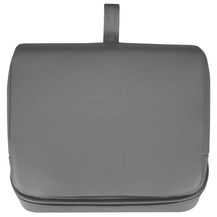 Image of fold-down armrest built into bench seat