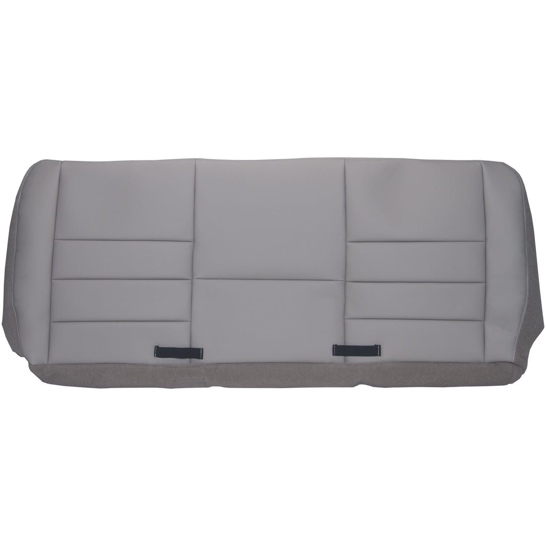 Front view of seat cover in Medium Flint for Ford Excursion
