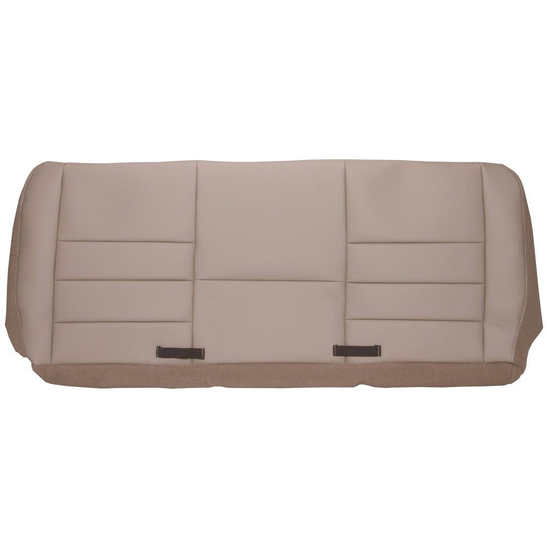 Front view of seat cover in Medium Pebble for Ford Excursion