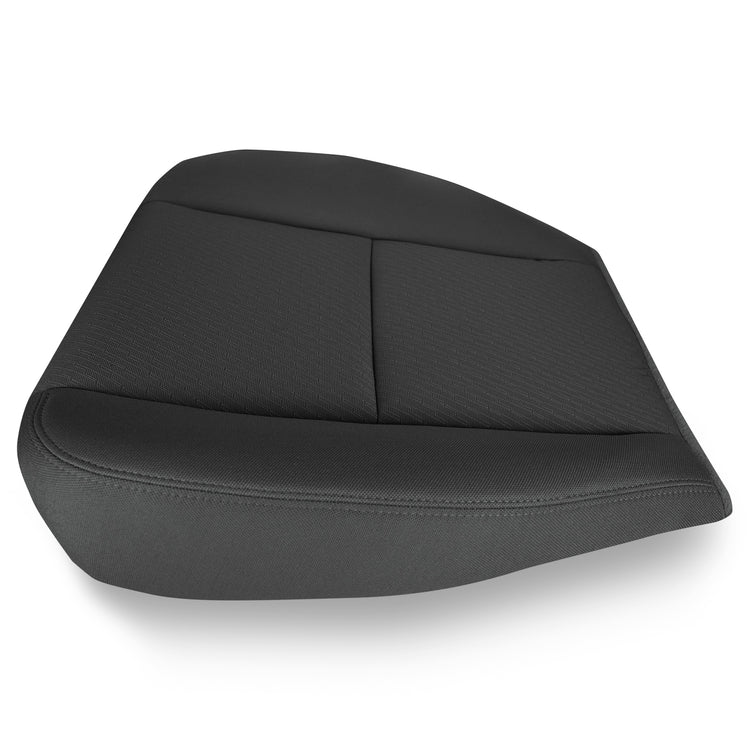 2013 Chevrolet Silverado 1500 WT - Crew Cab - Front Row Driver Side Bottom Cover - Ebony OEM Cloth (Trim & Seat Code 88B/AE7)