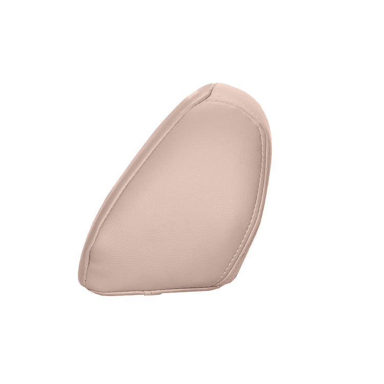 2009 Cadillac Escalade EXT Base - Driver Side Headrest Cover - Light Cashmere - Leather/Vinyl with Button for Forward Tilt