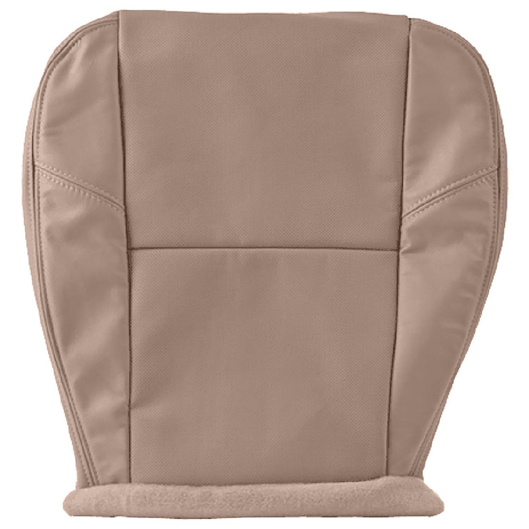 2013 Chevrolet Silverado 1500 LTZ - Extended Cab - Front Row Driver Side Bottom Cover - Light Cashmere OEM Leather/Vinyl w/ Perforated Inserts for Heated/Cooled Seats (Trim & Seat Code 336/AN3)