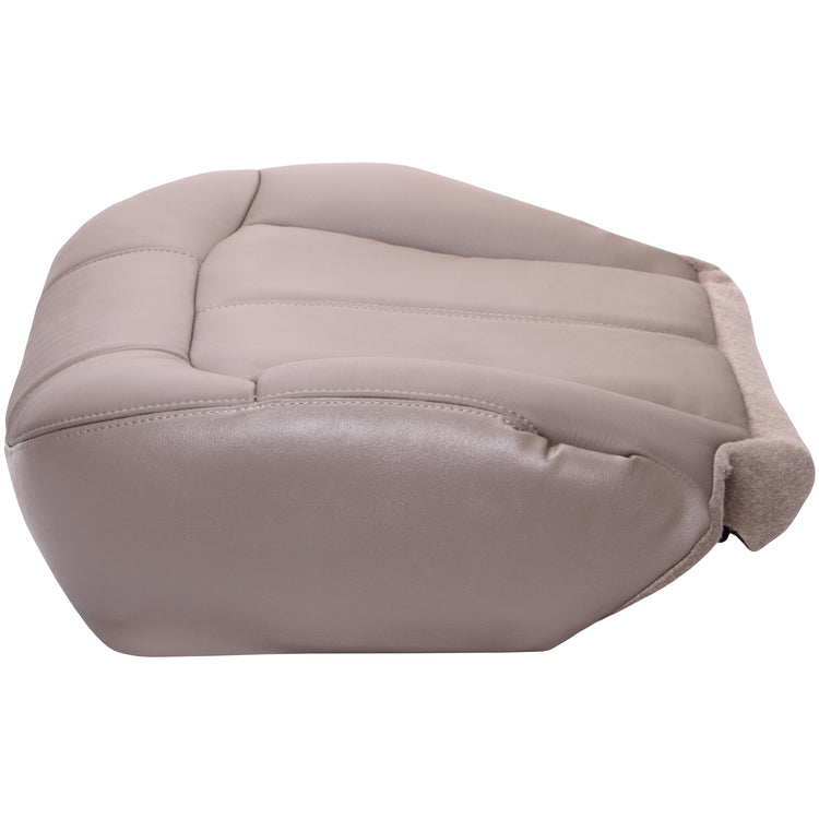 2000 - 2002 GMC Sierra 1500 Extended Cab - Driver 40 Portion Bottom Seat Cover - Medium Neutral - All Vinyl - P1CH