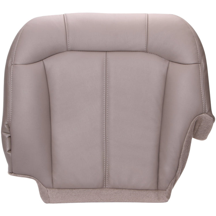 2000 - 2002 GMC Sierra 1500 Extended Cab - Driver 40 Portion Bottom Seat Cover - Medium Neutral - All Vinyl - P1CH