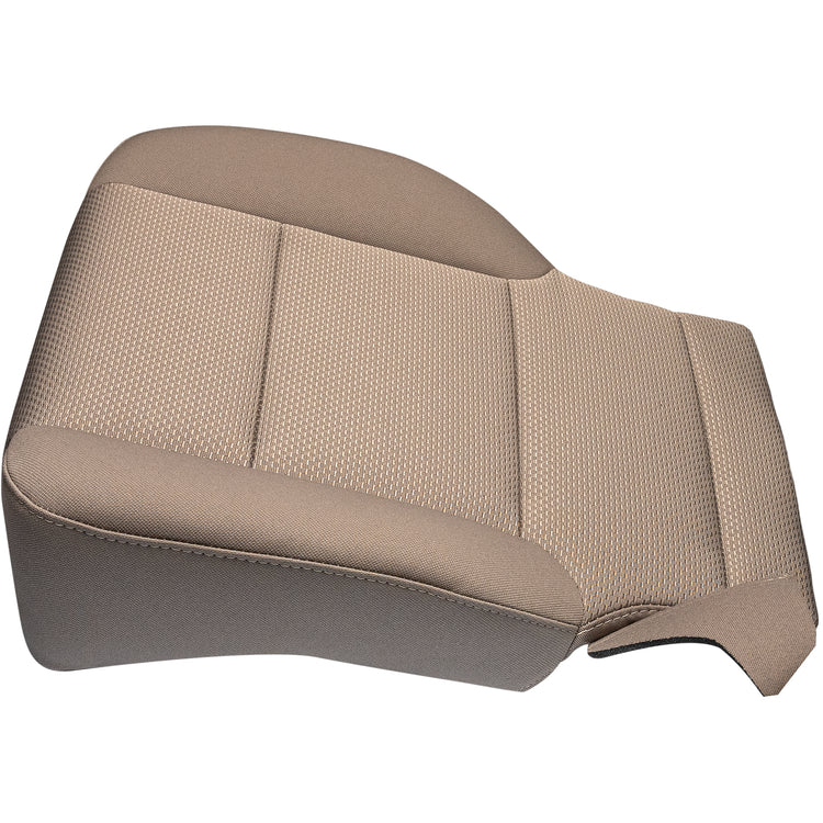 2015-2018 Chevrolet Silverado LS and GMC Sierra SLE 2500 / 3500, Front Row Driver Side Bottom Cover, OEM Cloth Cocoa Dune / Tread