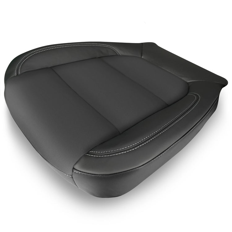 2019 - 2021 Chevrolet Silverado 1500 RST - Driver Side Bottom Cover - Material Config: OEM Leather/Vinyl - Jet Black