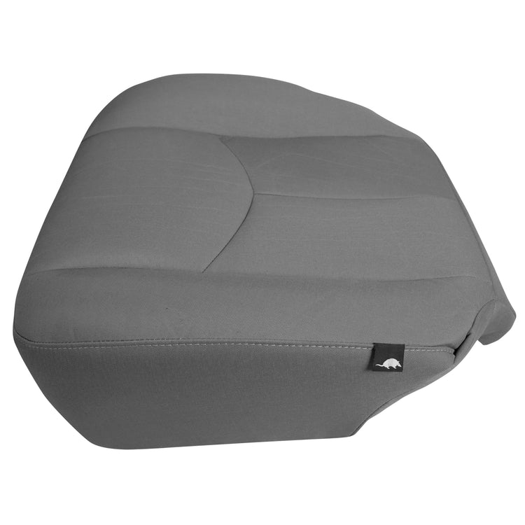 Left angle of driver in Dillo Wolf Gray for Chevrolet Silverado