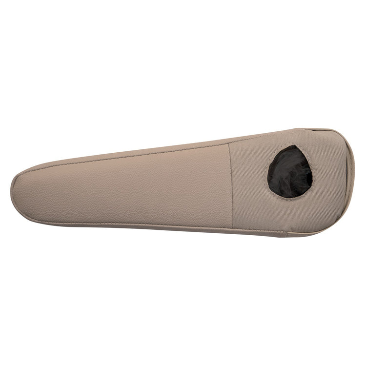 2010 - 2014 Chevrolet Suburban LT, Bucket Second Row Driver Side Armrest Cover, Light Cashmere Vinyl