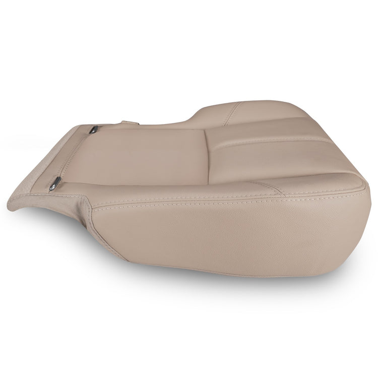 2007- 2009 Chevrolet Tahoe LT, Bucket Second Row Passenger Side Bottom Cover, Light Cashmere Leather/Vinyl