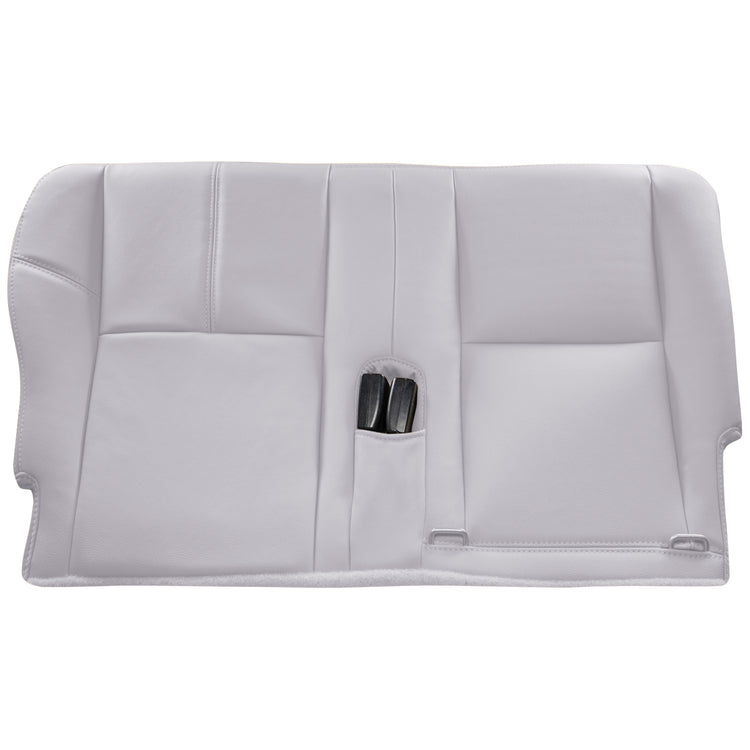 2010- 2014 Chevrolet Suburban LT, 60/40 Second Row Driver Side 60 Portion Bottom Cover, Light Titanium Vinyl